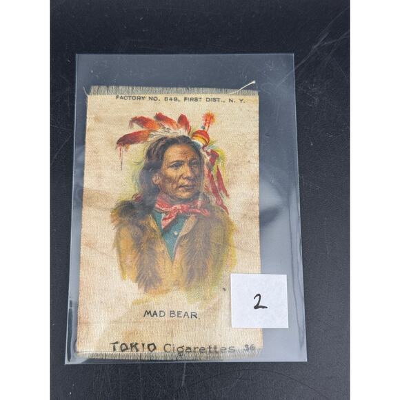 Assorted Antique Native American Cigarette Silks - Picture 3 of 10